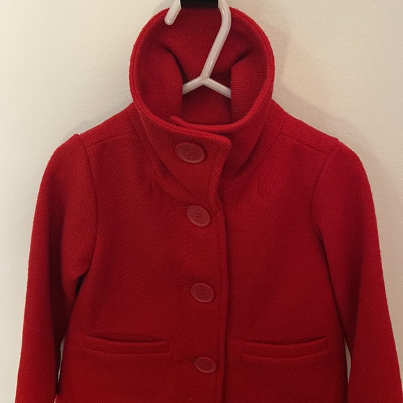 Kids Red PeaCoat - Picture 3 of 3